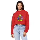 Funatic The Super Ladies Cropped Raw Edge Boyfriend Hoodie-4