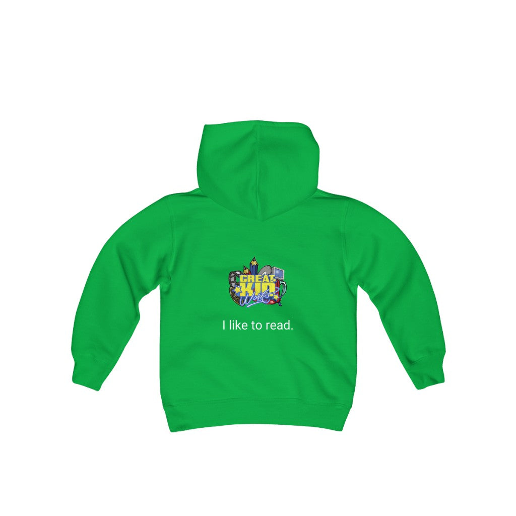 I LIKE TO READ Girls Hoodie