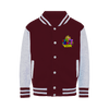 Burgundy / Heather Grey