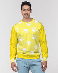 Funatic The Super Bear Sunshine Yellow Men's Classic French Terry Crewneck Pullover