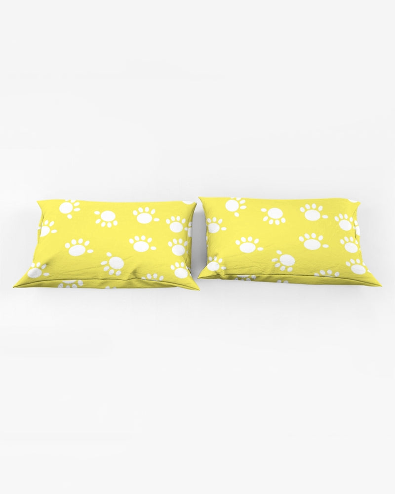 Funatic The Super Bear Paws Yellow Queen Pillow Case