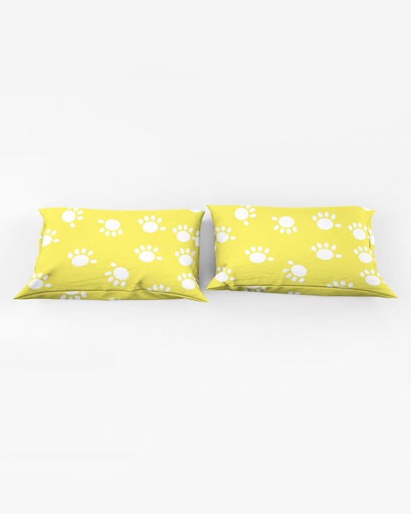 Funatic The Super Bear Paws Yellow Queen Pillow Case