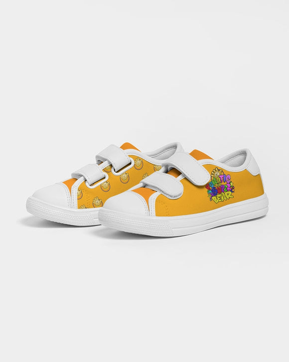 Funatic The Super Bear Orange Crush Kids Velcro Sneaker