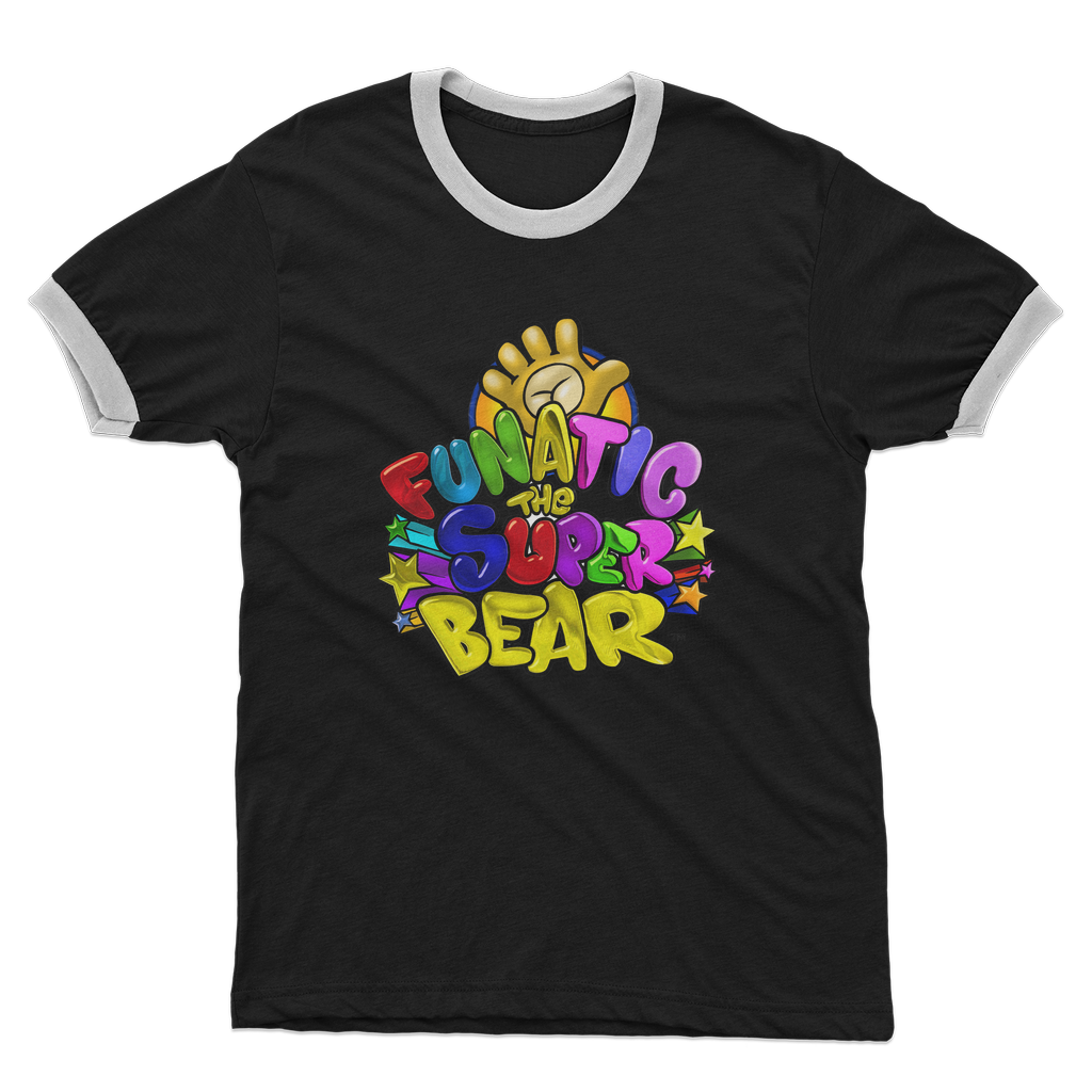 Funatic The Super Bear Men's Ringer T-Shirt
