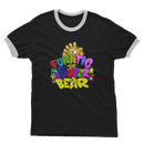 Funatic The Super Bear Men's Ringer T-Shirt-5