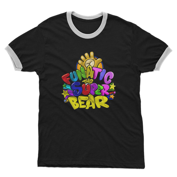 Funatic The Super Bear Men's Ringer T-Shirt