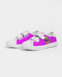 Funatic The Super Bear Hot Pink Kids Velcro Sneaker