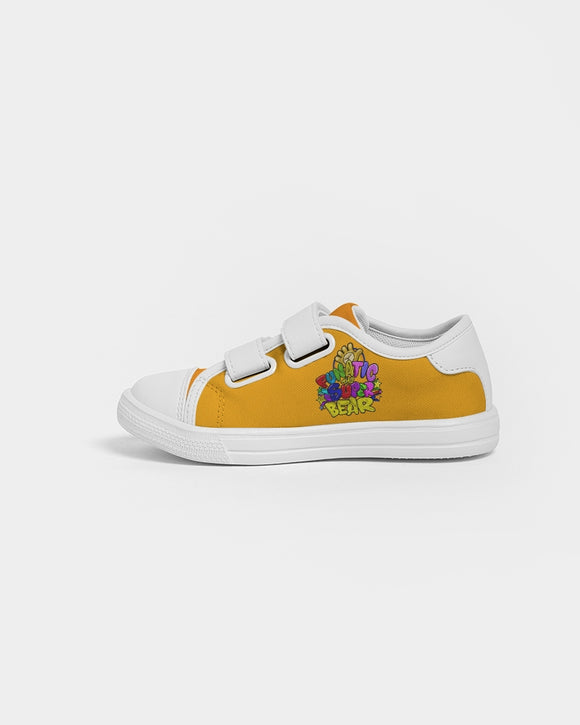 Funatic The Super Bear Orange Crush Kids Velcro Sneaker