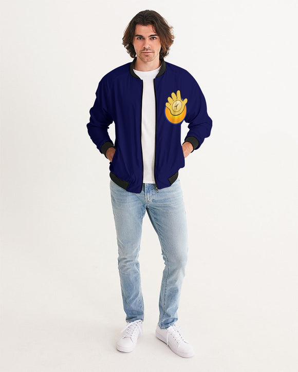 Funatic The Super Bear Navy Blue Men's Bomber Jacket