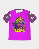 Funatic The Super Bear Hot Pink Girls Tee-1