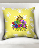 Funatic The Super Bear Paws Yellow Pillow Case