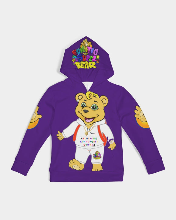 Funatic The Super Bear ABC Purple Boys Hoodie