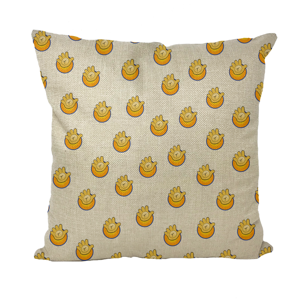 Funatic The Super Bear Linen Style Throw Pillow