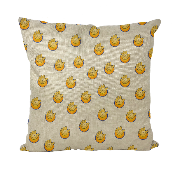 Funatic The Super Bear Linen Style Throw Pillow