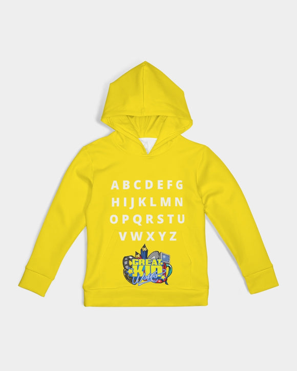 ABC Bright Yellow Girls Hoodie