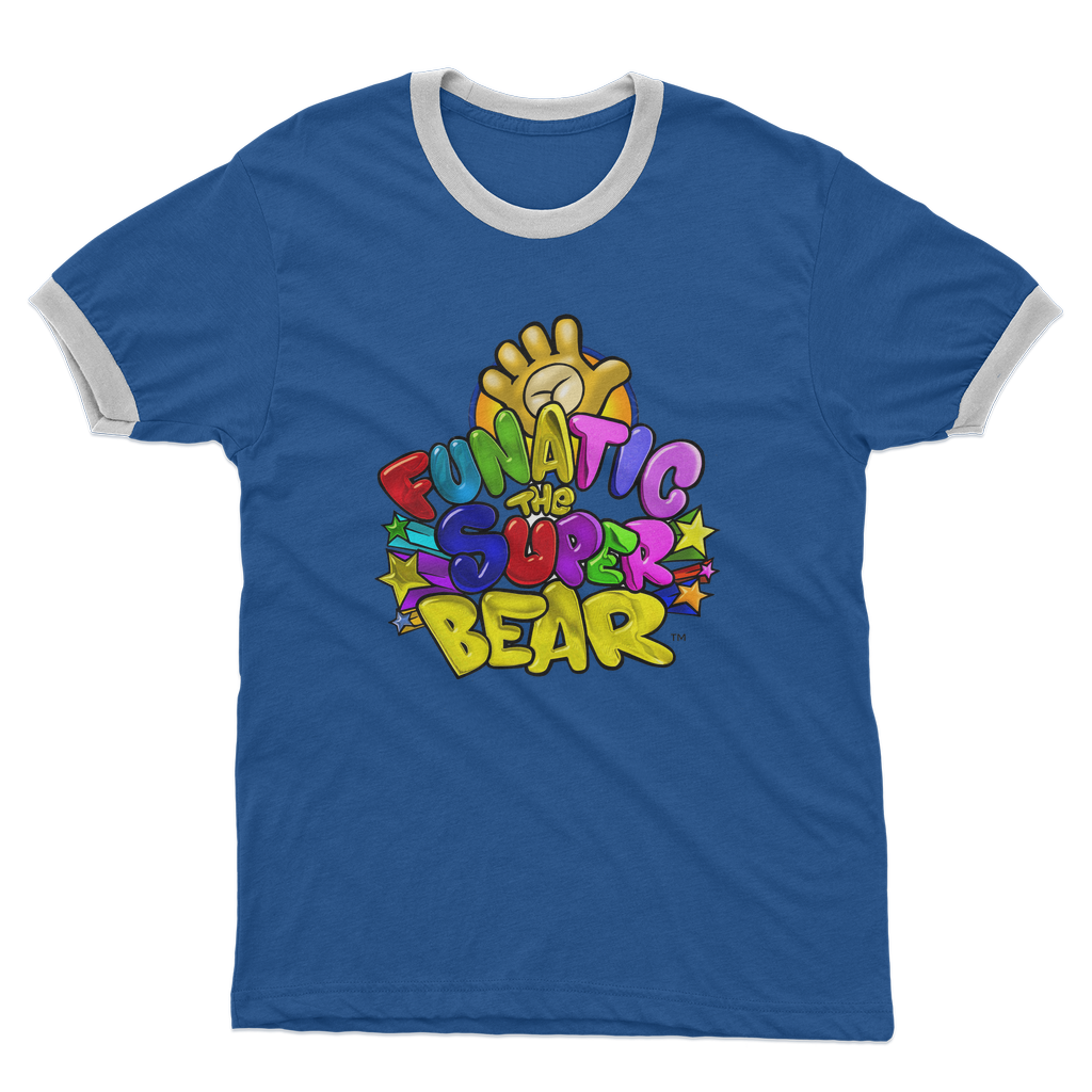 Funatic The Super Bear Men's Ringer T-Shirt