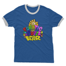 Funatic The Super Bear Men's Ringer T-Shirt-2