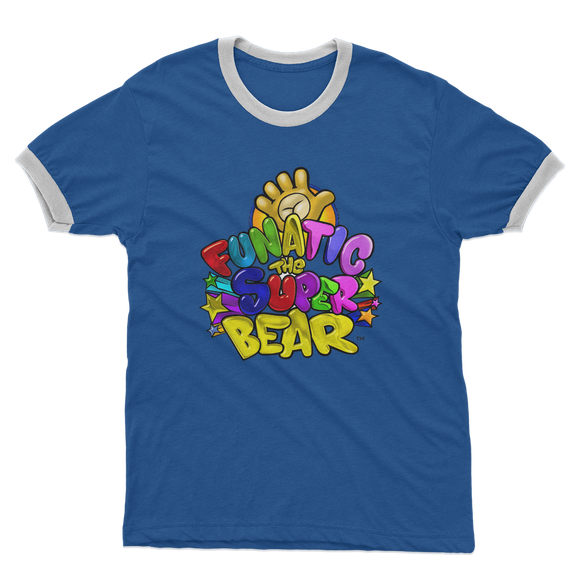 Funatic The Super Bear Men's Ringer T-Shirt