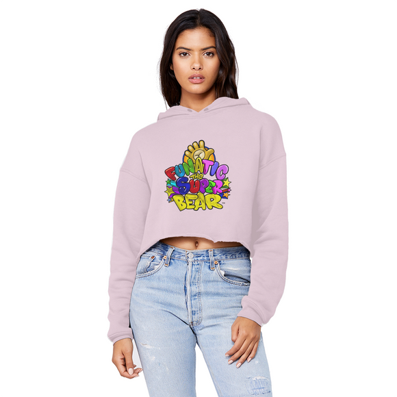 Funatic The Super Ladies Cropped Raw Edge Boyfriend Hoodie