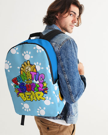Funatic The Super Bear Paws Light Blue Large Back Pack