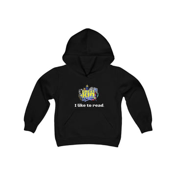 Buy black I LIKE TO READ Girls Hoodie