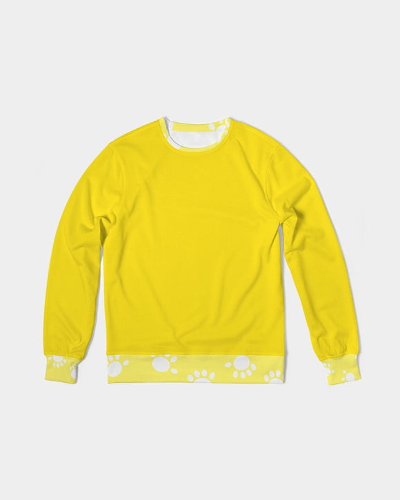 Funatic The Super Bear Paws Yellow Men's Classic French Terry Crewneck Pullover