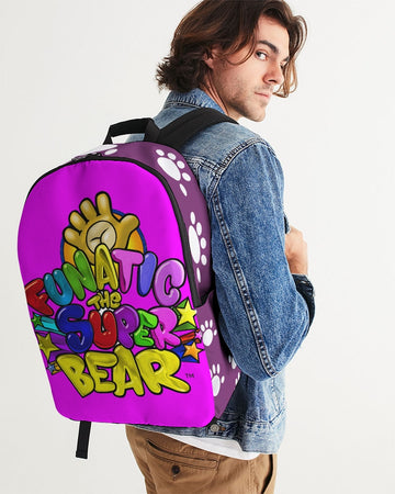 Funatic The Super Bear Hot Pink Large Back Pack - 0