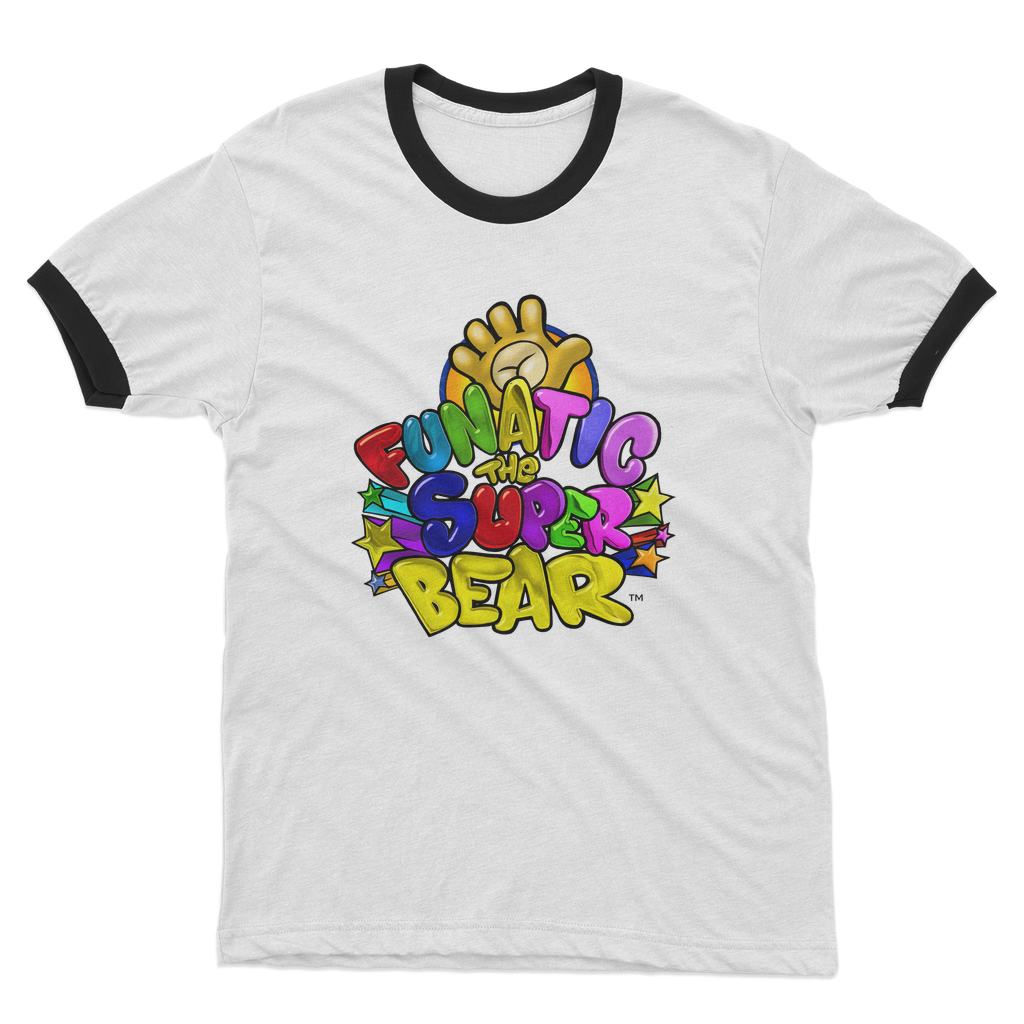 Funatic The Super Bear Men's Ringer T-Shirt