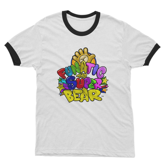 Funatic The Super Bear Men's Ringer T-Shirt