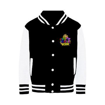 Buy black-white Funatic The Super Bear Varsity Jacket