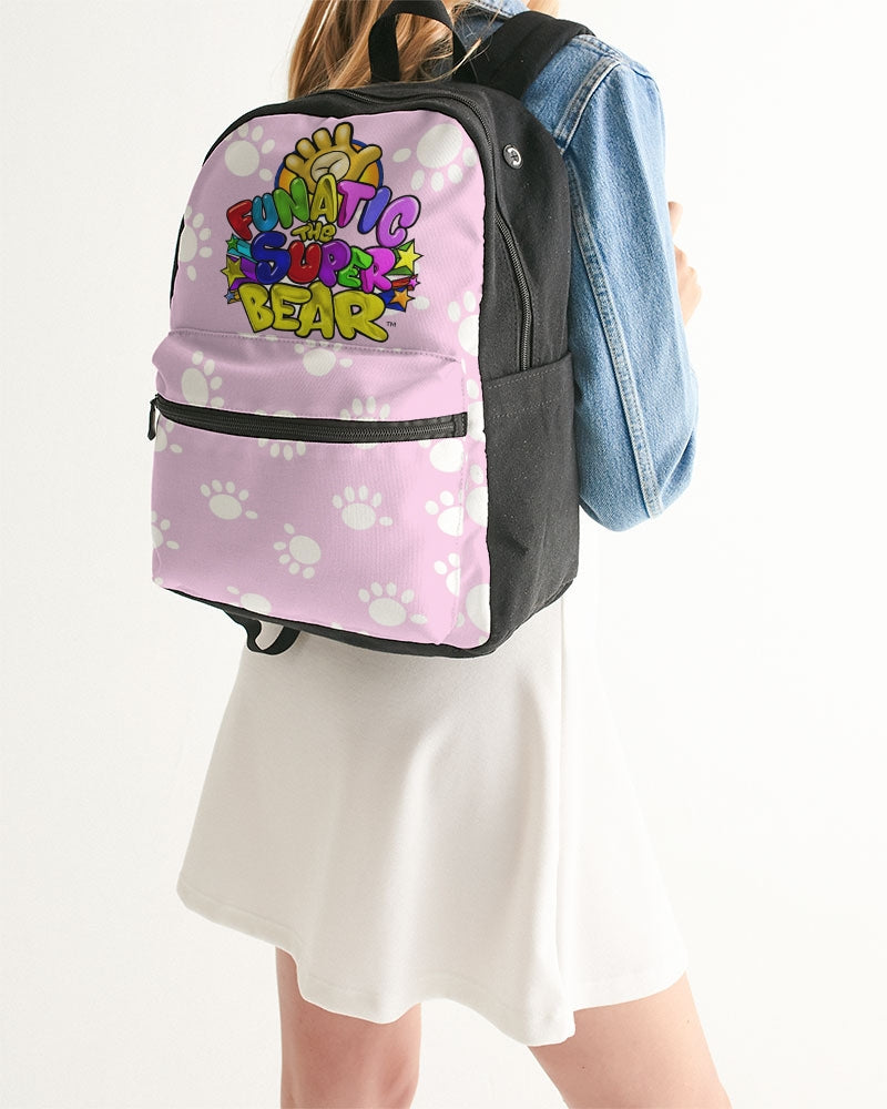 Funatic The Super Bear Small Pink Canvas Back Pack
