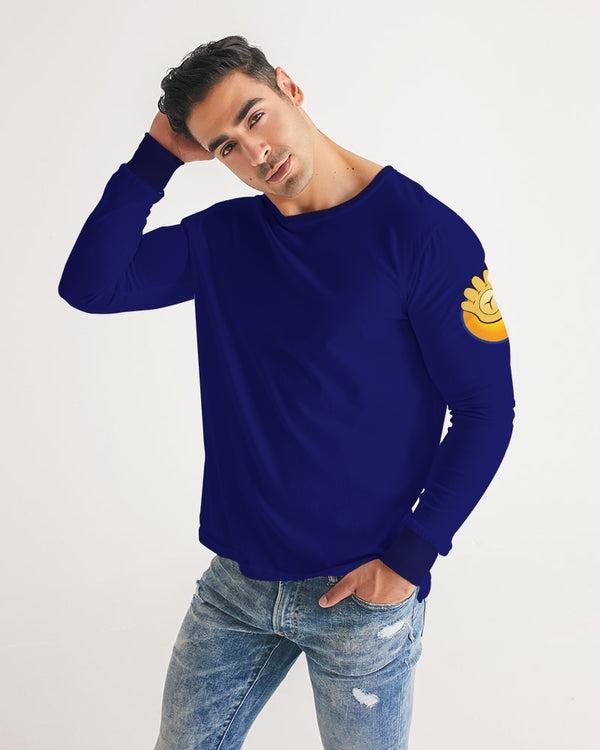 Funatic The Super Bear Men's Long Sleeve Navy Blue Tee