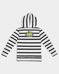 Black and White Stripe HIT KID SONGS BOYS Hoodie