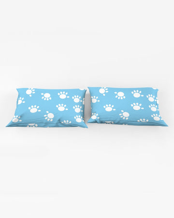 Funatic The Super Bear Paws Light Blue Queen Pillow Case - 0