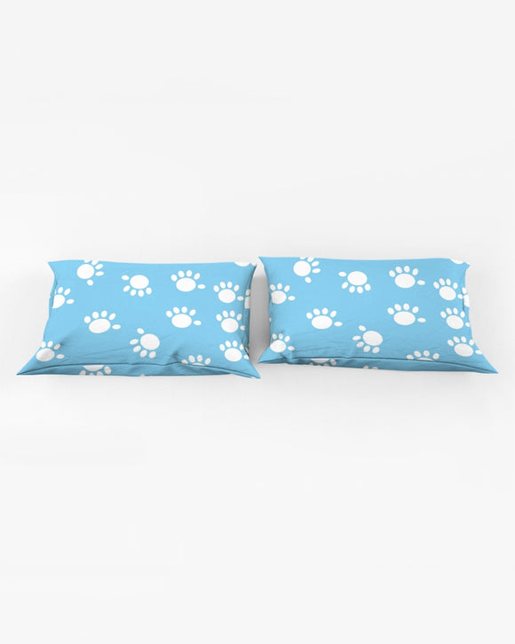 Funatic The Super Bear Paws Light Blue Queen Pillow Case