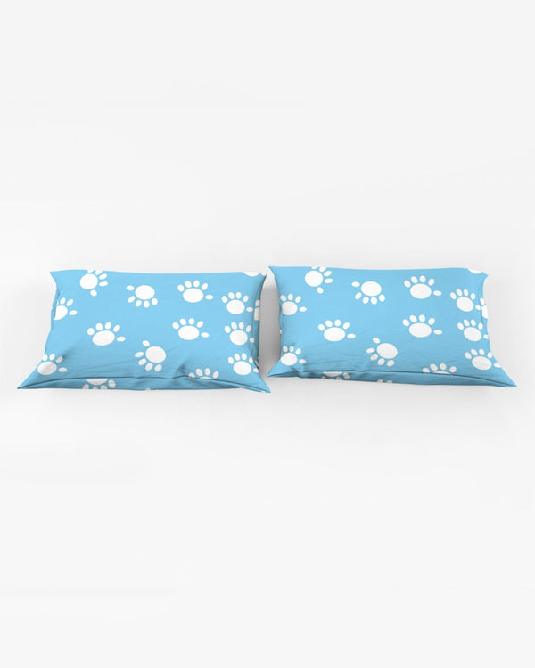 Funatic The Super Bear Paws Light Blue Queen Pillow Case