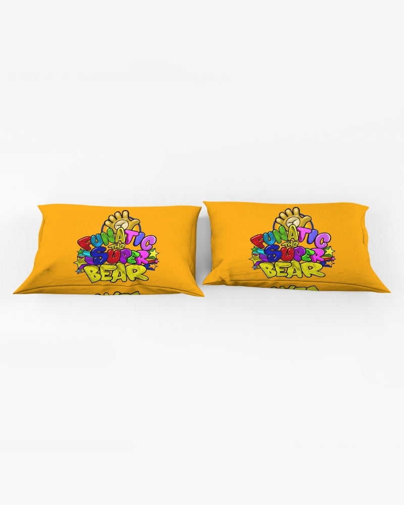 Funatic The Super Bear Orange Crush Queen Pillow Case