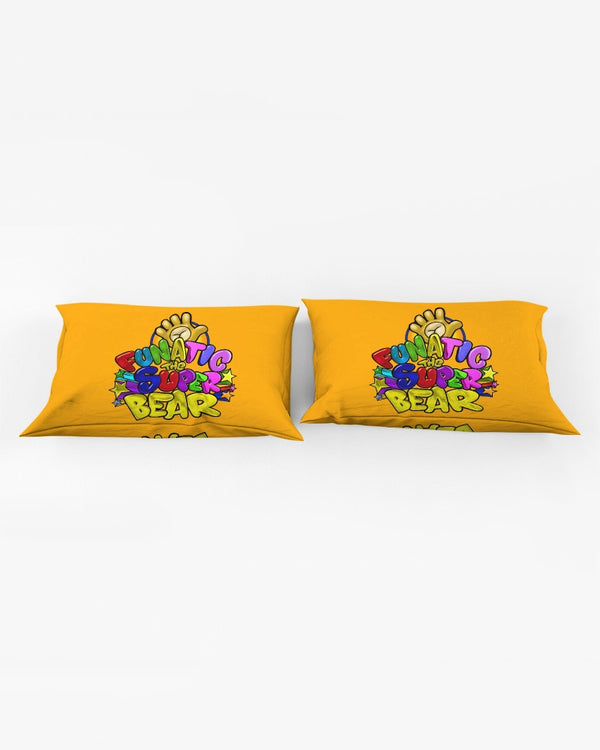 Funatic The Super Bear Orange Crush Queen Pillow Case