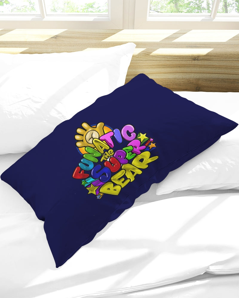 Funatic The Super Bear Navy Blue Queen Pillow Case