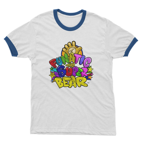 Funatic The Super Bear Men's Ringer T-Shirt
