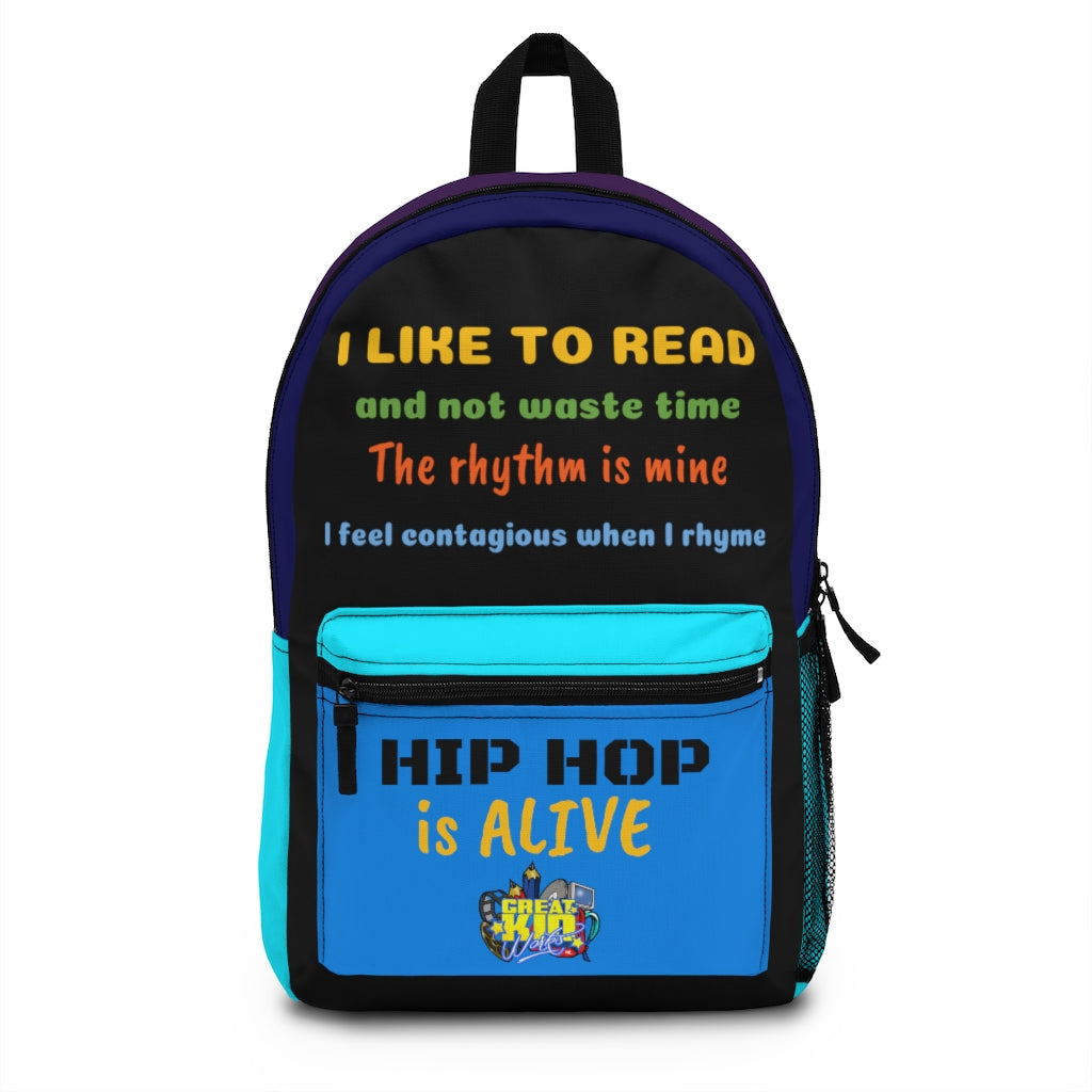 I LIKE TO READ Back Pack