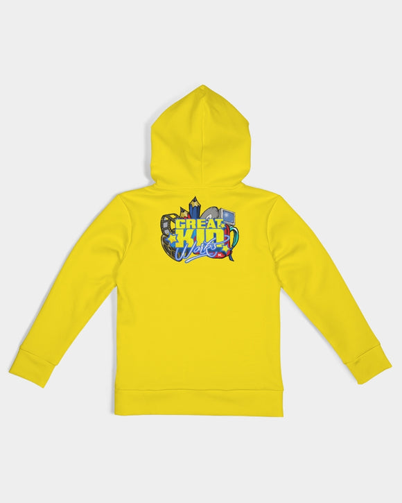 ABC Bright Yellow Girls Hoodie
