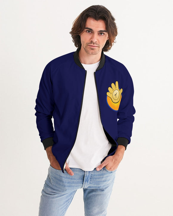 Funatic The Super Bear Navy Blue Men's Bomber Jacket