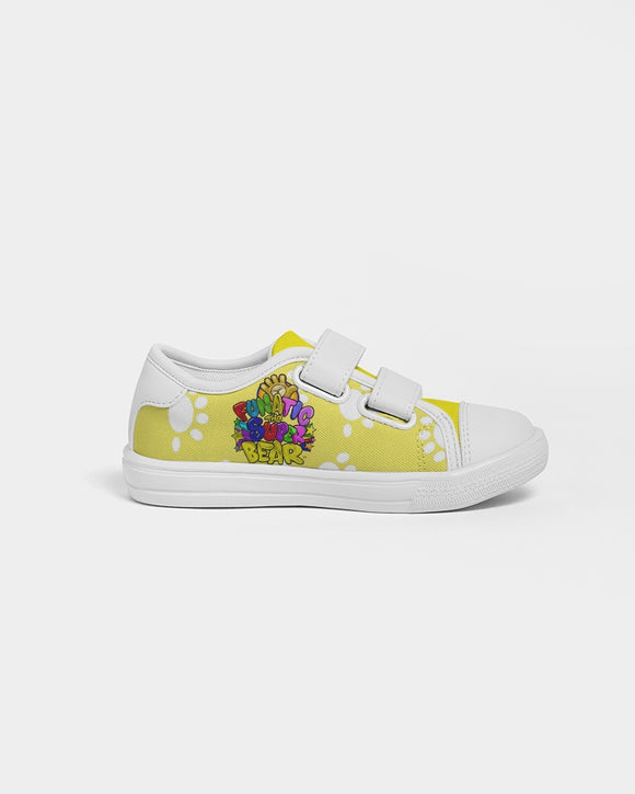 Funatic The Super Bear Kids Yellow Velcro Sneaker