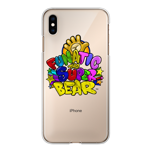 Funatic The Super Bear Back Transparent Apple and Samsung Hard Phone Case