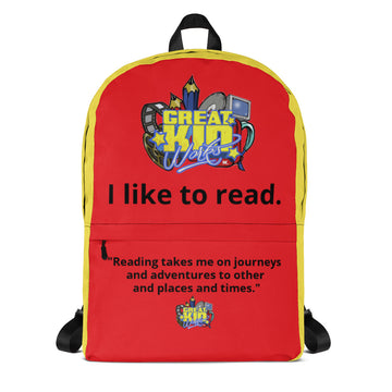 I LIKE TO READ Back Pack