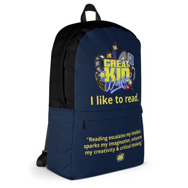 I LIKE TO READ Back Pack