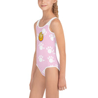 Pink Funatic The Super Bear Girls Swim Suit