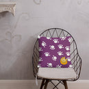 Funatic The Super Bear Small Purple Throw Pillow-6