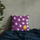 Funatic The Super Bear Small Purple Throw Pillow-10